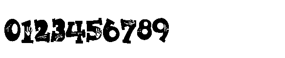 ZP Nerve Fright Condensed Font OTHER CHARS