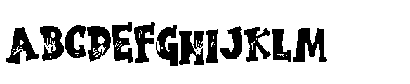 ZP Nerve Fright Condensed Font UPPERCASE