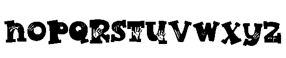 ZP Nerve Fright Expanded Font LOWERCASE