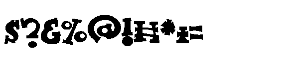ZP Nerve Fright Regular Font OTHER CHARS