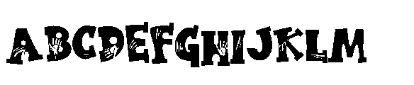 ZP Nerve Fright Regular Font UPPERCASE