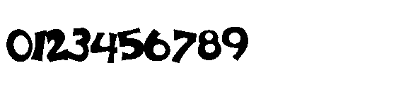 ZP Nerve Fright Too Bold Font OTHER CHARS