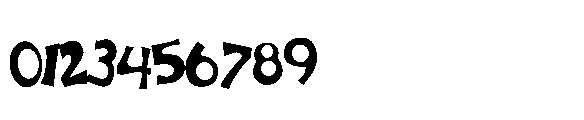 ZP Nerve Fright Too Condensed Font OTHER CHARS