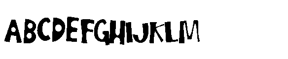 ZP Nerve Fright Too Condensed Font UPPERCASE