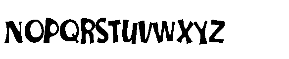 ZP Nerve Fright Too Condensed Font UPPERCASE