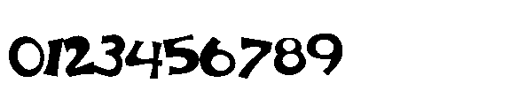 ZP Nerve Fright Too Expanded Font OTHER CHARS