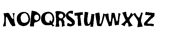 ZP Nerve Fright Too Font UPPERCASE