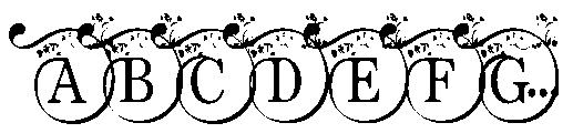 ZP Passionate Monogram Condensed Font UPPERCASE