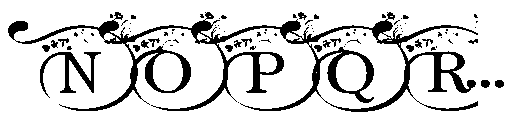 ZP Passionate Monogram Expanded Font UPPERCASE