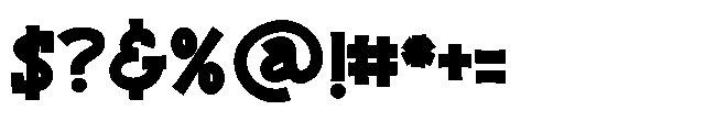 ZP Peaberry Bold Font OTHER CHARS