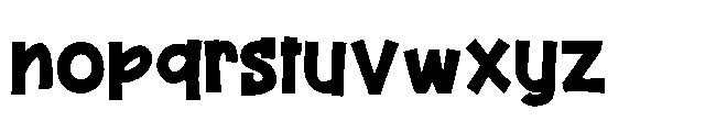 ZP Peaberry Bold Font LOWERCASE