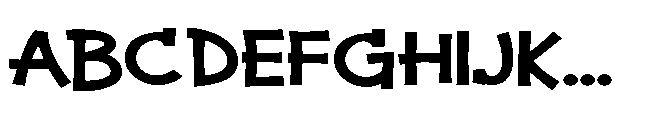 ZP Peaberry Expanded Font UPPERCASE