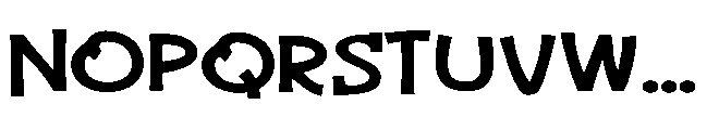 ZP Peaberry Expanded Font UPPERCASE