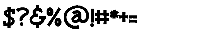 ZP Peaberry Regular Font OTHER CHARS