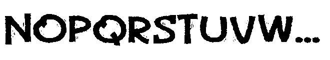 ZP Peaberry Scary Expanded Font UPPERCASE