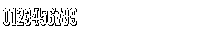 ZP Pettichap Trim 3 d Condensed Font OTHER CHARS