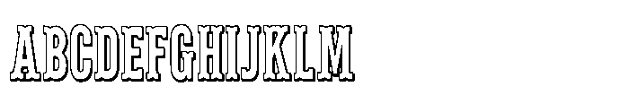 ZP Pettichap Trim 3 d Condensed FONT