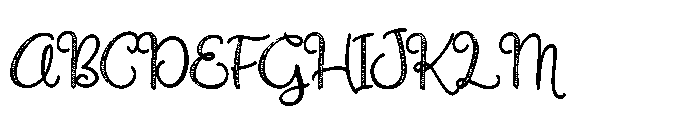 ZP Pettichap Trim Charms Condensed Font UPPERCASE