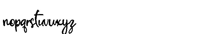 ZP Pettichap Trim Charms Condensed Font LOWERCASE