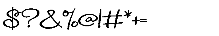 ZP Pettichap Trim Charms Expanded Font OTHER CHARS