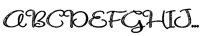 ZP Pettichap Trim Charms Expanded Font UPPERCASE