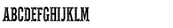ZP Pettichap Trim Condensed Font UPPERCASE