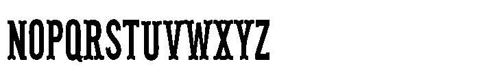 ZP Pettichap Trim Less Condensed Font UPPERCASE