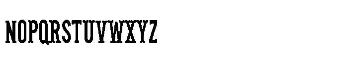 ZP Pettichap Trim Less Condensed Font LOWERCASE