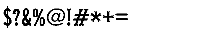 ZP Pettichap Trim Regular Font OTHER CHARS