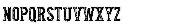ZP Pettichap Trim Regular Font UPPERCASE
