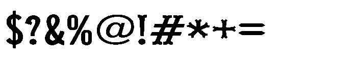 ZP Pettichap Trim less Expanded Font OTHER CHARS