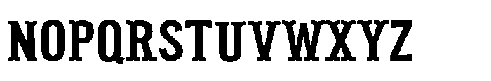ZP Pettichap Trim less Expanded Font UPPERCASE