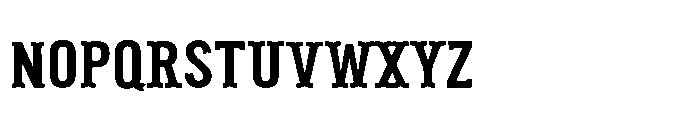 ZP Pettichap Trim less Expanded Font LOWERCASE