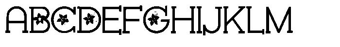 ZP Poinsettia Kiss More Font UPPERCASE