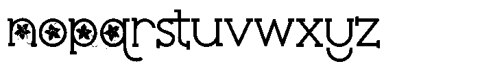 ZP Poinsettia Kiss More Font LOWERCASE