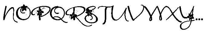 ZP Poinsettia Kiss Script Font UPPERCASE