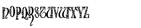 ZP Politely Passionate Semi-condensed Font UPPERCASE
