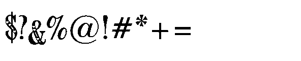 ZP Politely Passionate Semi-expanded Font OTHER CHARS