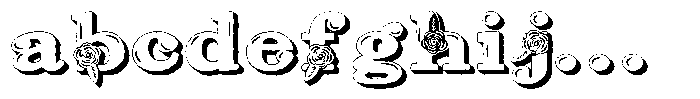 ZP Red Roses 3 d Expanded FONT