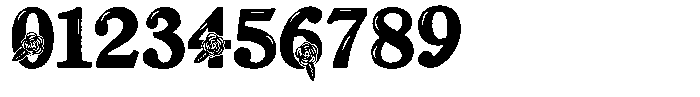 ZP Red Roses Condensed Font OTHER CHARS