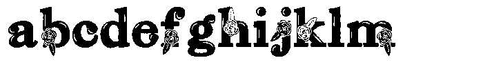 ZP Red Roses Condensed FONT