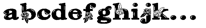 ZP Red Roses Expanded FONT