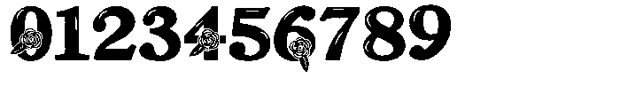 ZP Red Roses Regular Font OTHER CHARS