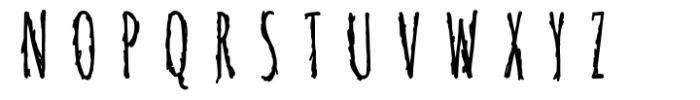 ZP Scary Farm Regular Font UPPERCASE