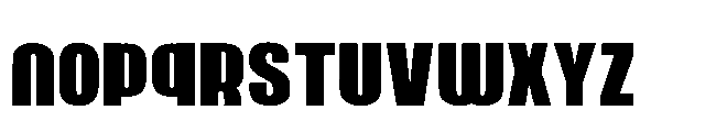 ZP Simpleton Expanded Expanded Font UPPERCASE