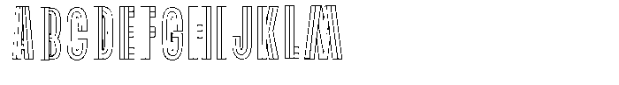 ZP Simpleton PN Simpleton Triple Line Triple Line Font UPPERCASE