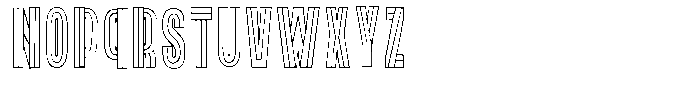 ZP Simpleton PN Simpleton Triple Line Triple Line Font UPPERCASE