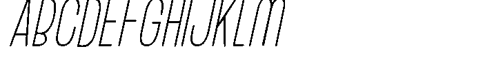 ZP Simpleton Print Italic Font UPPERCASE