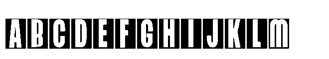 ZP Simpleton Reverse Reverse Font UPPERCASE
