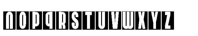 ZP Simpleton Reverse Reverse Font UPPERCASE